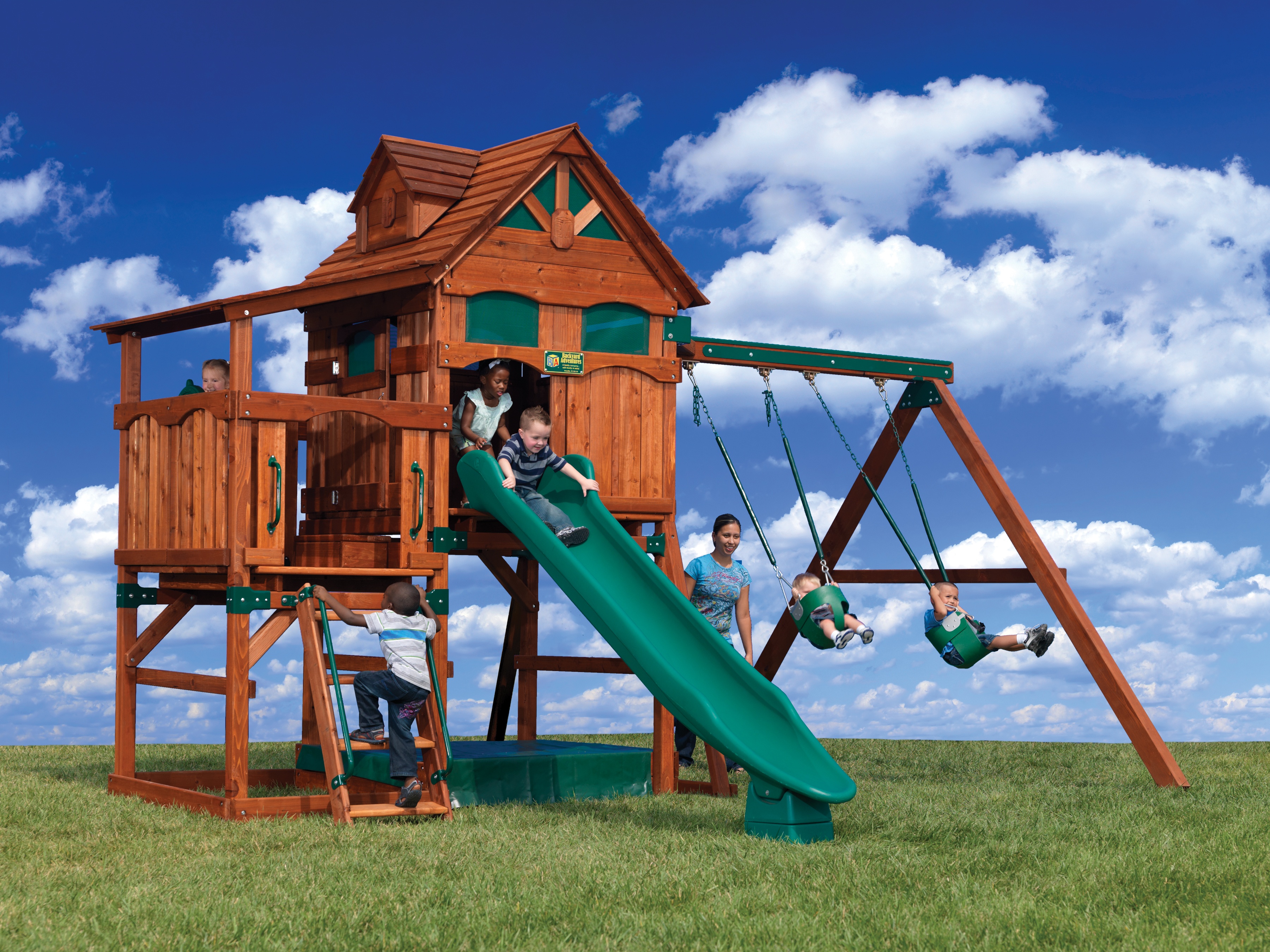 Backyard Adventures Adventure Treehouse 3 Outdoor Playsets