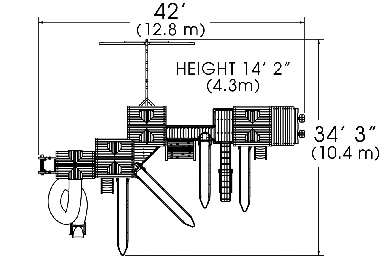 Combo Playset Floorplan