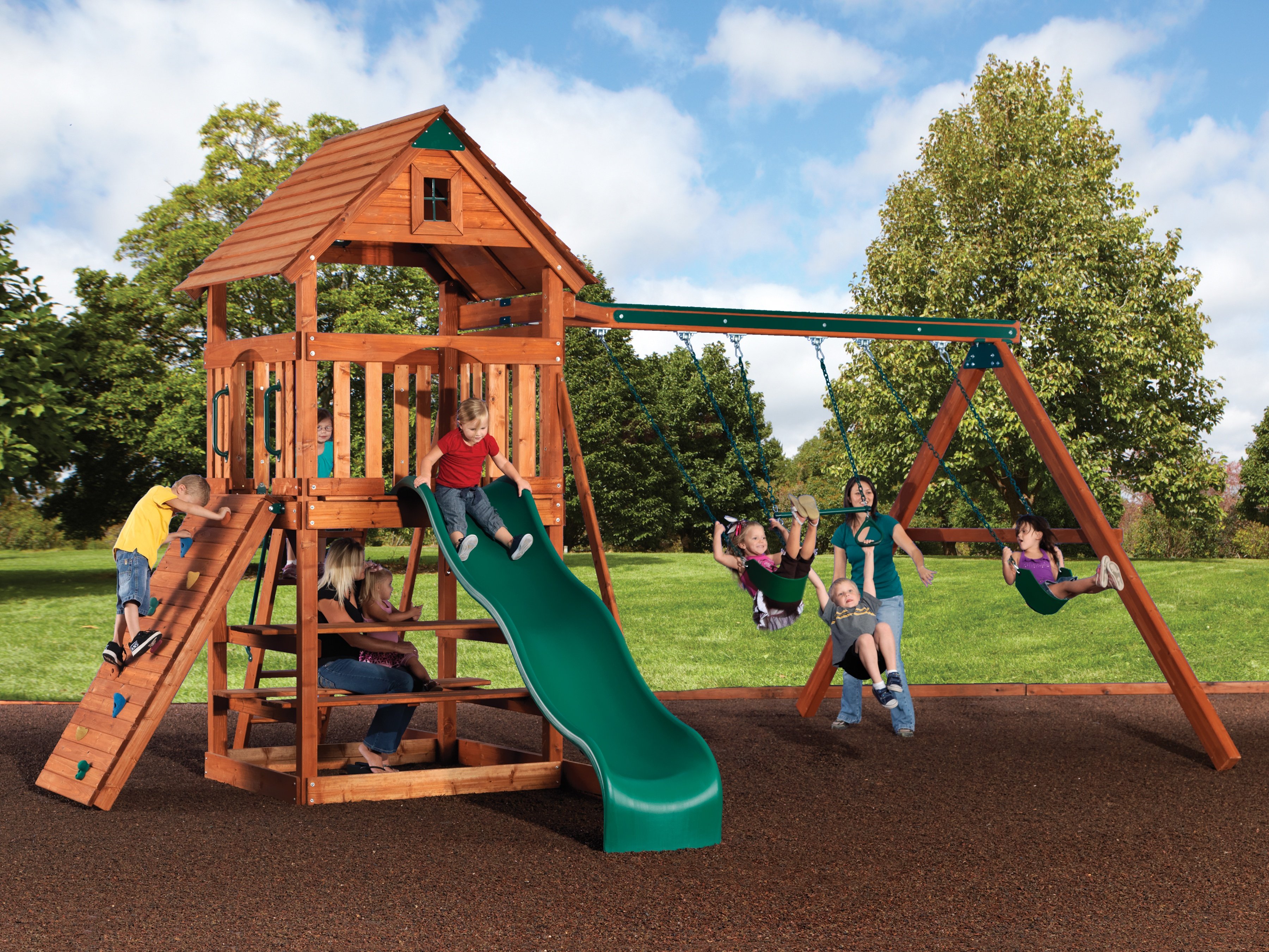 Wooden Backyard Playsets