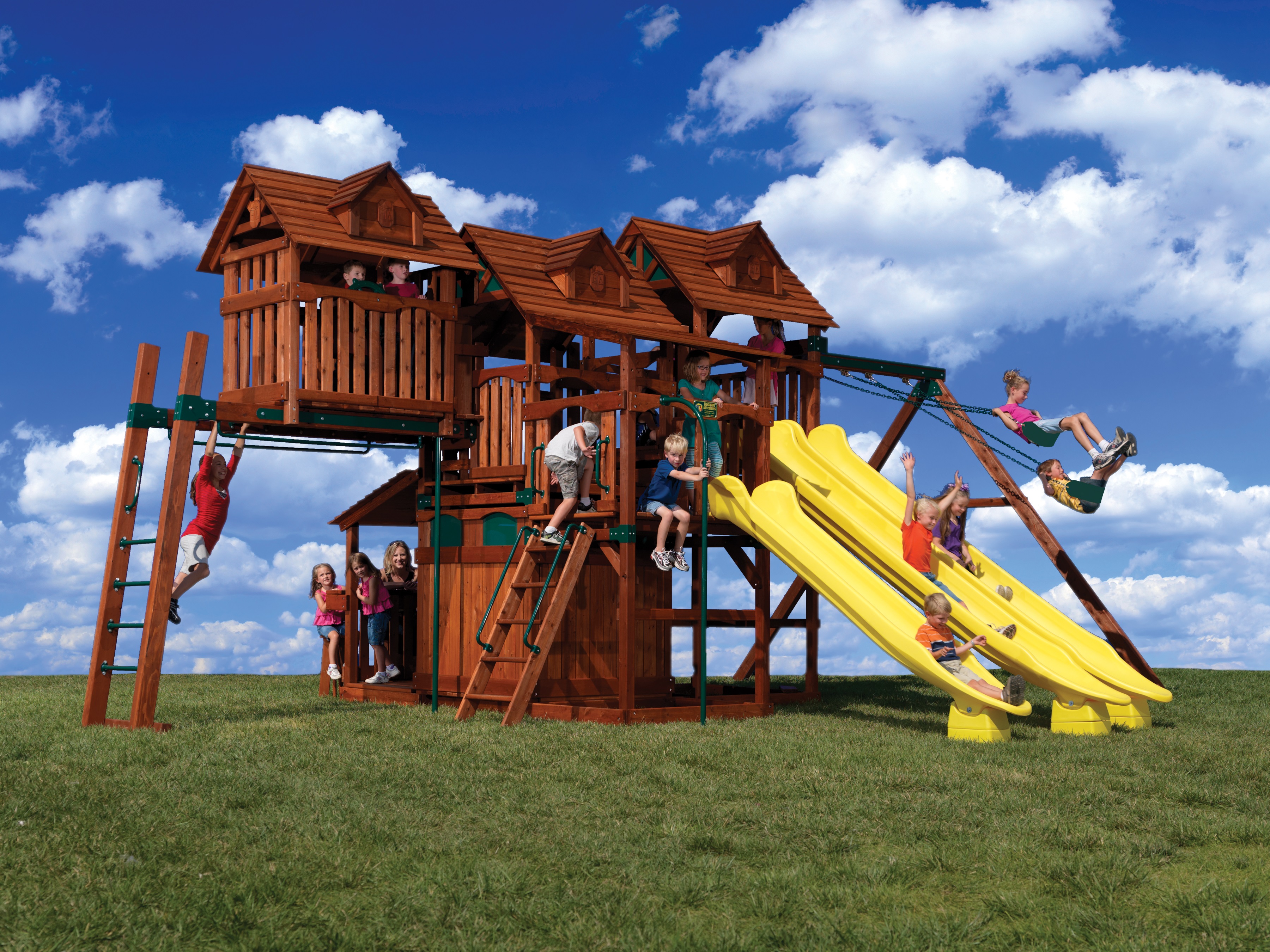 playsets for backyard