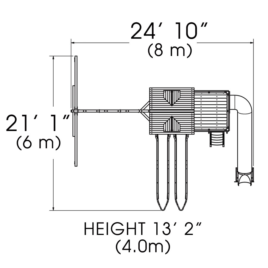 Olympian Treehouse Jumbo 6 floorplan