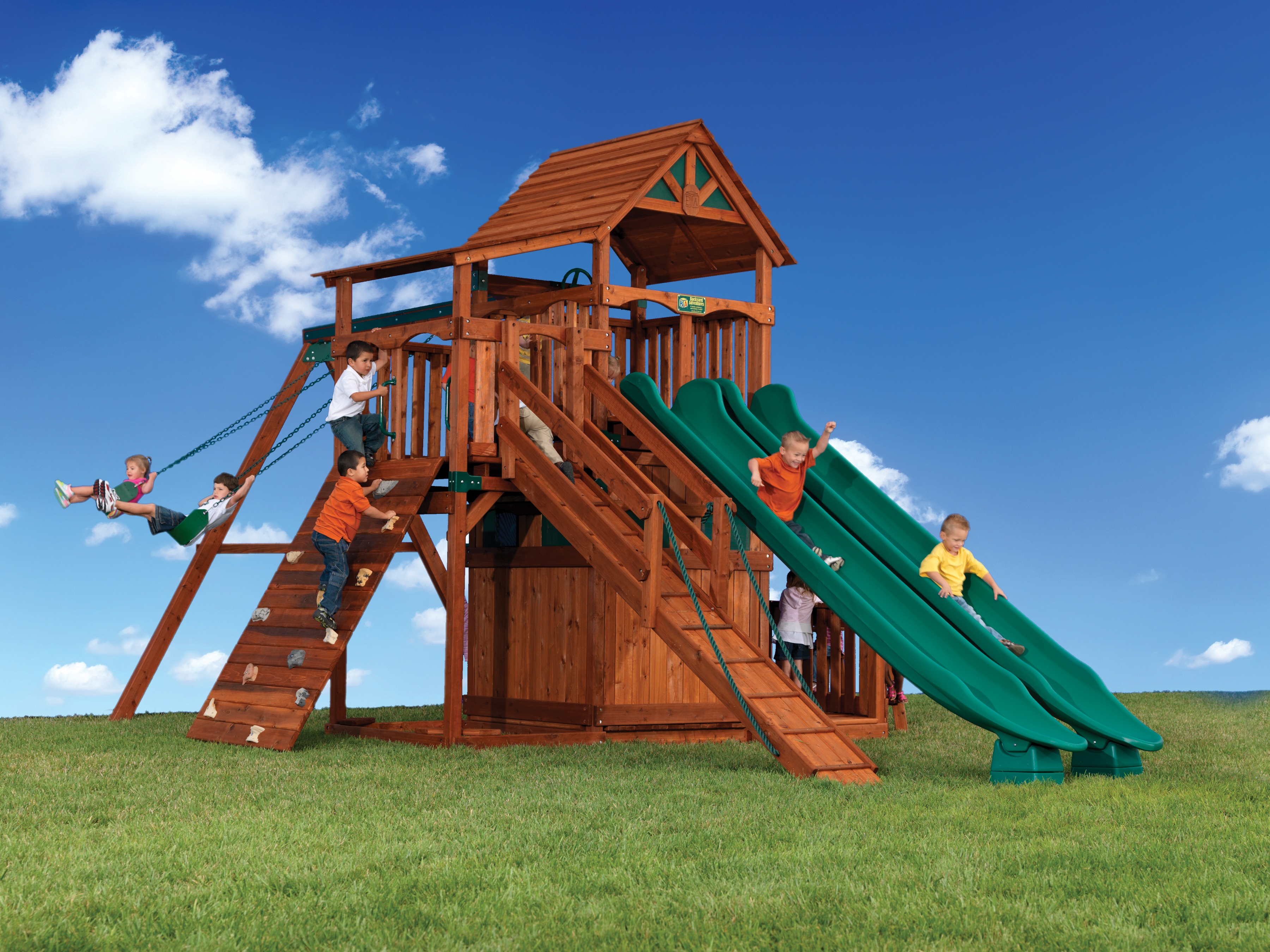 Backyard Adventures Titan Treehouse 2 playground front