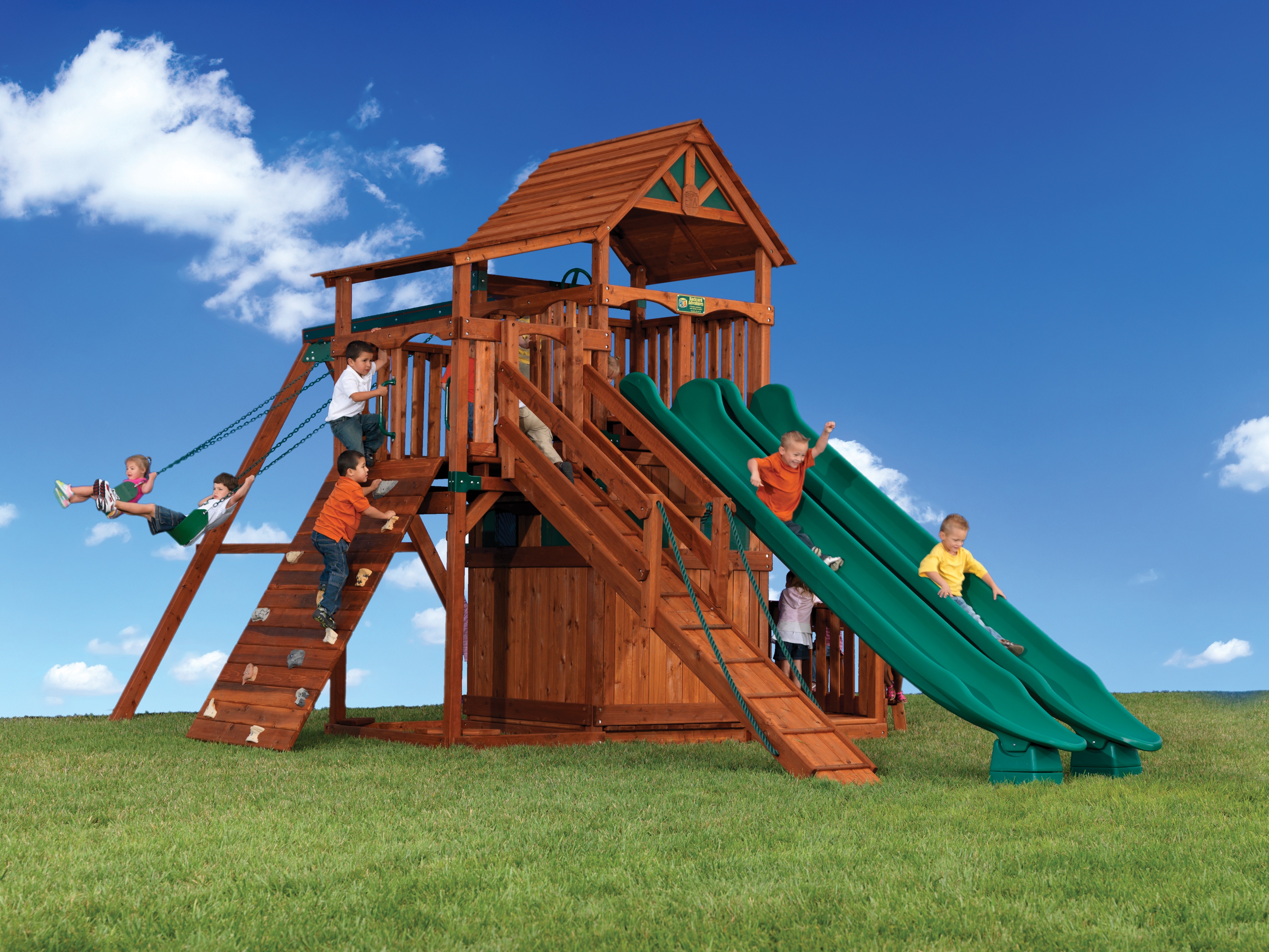 Backyard Adventures Titan Treehouse 3 Outdoor Playsets