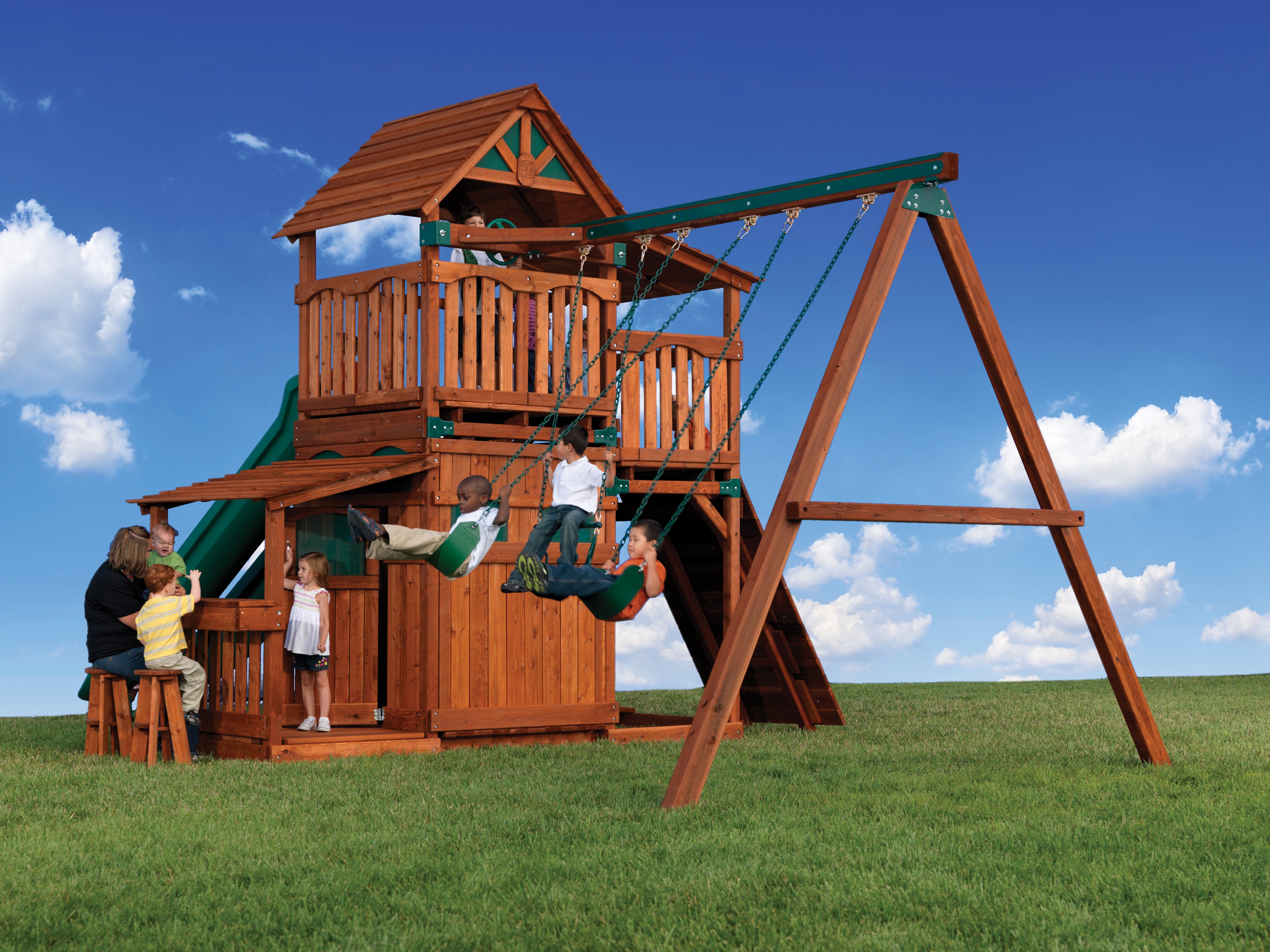 Backyard Adventures Titan Treehouse 2 playground front