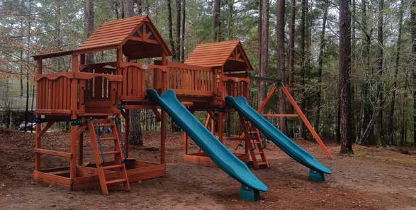 Custom installed playset idaho