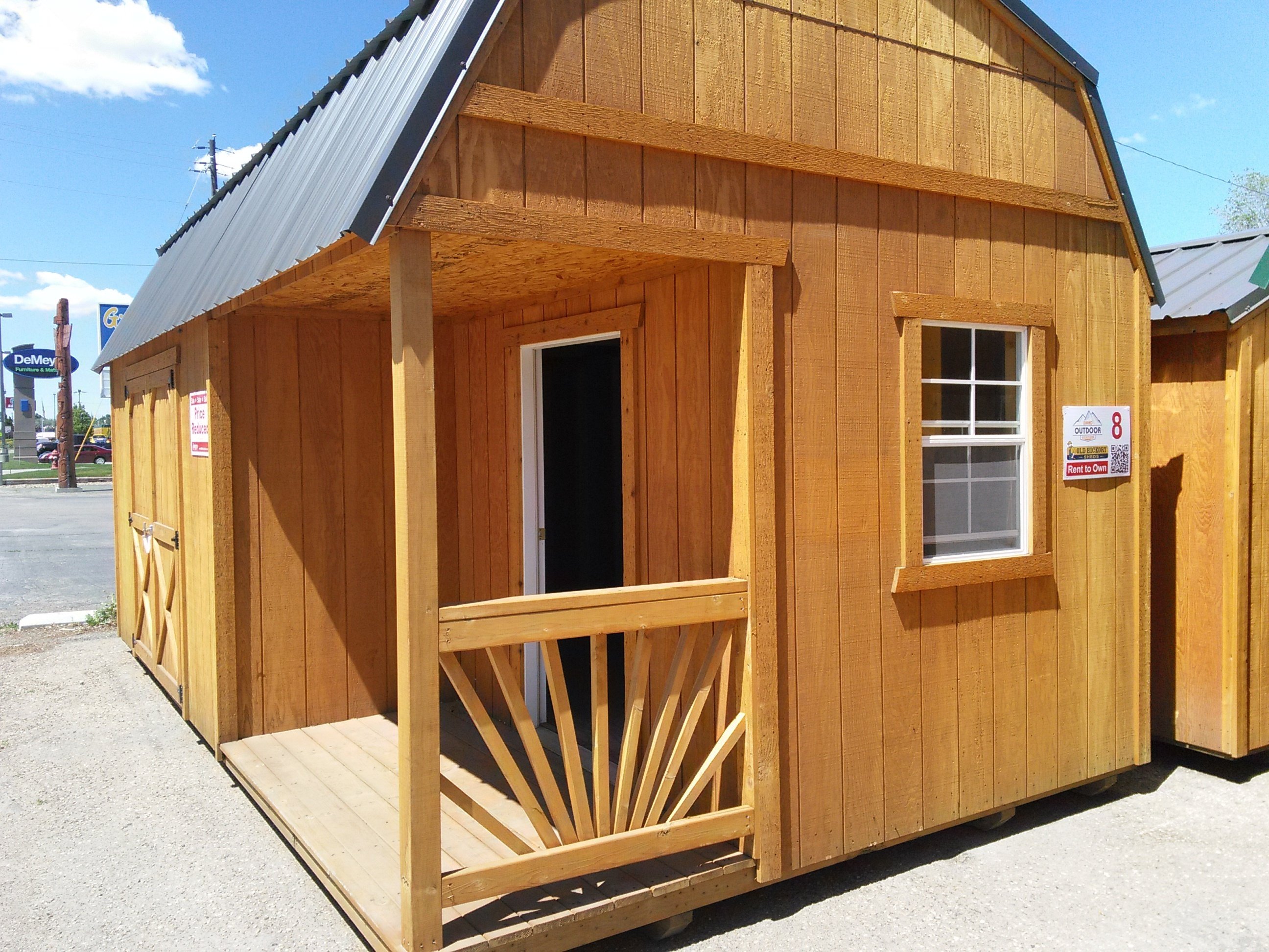 save 10% on a 12x20 a wood shed